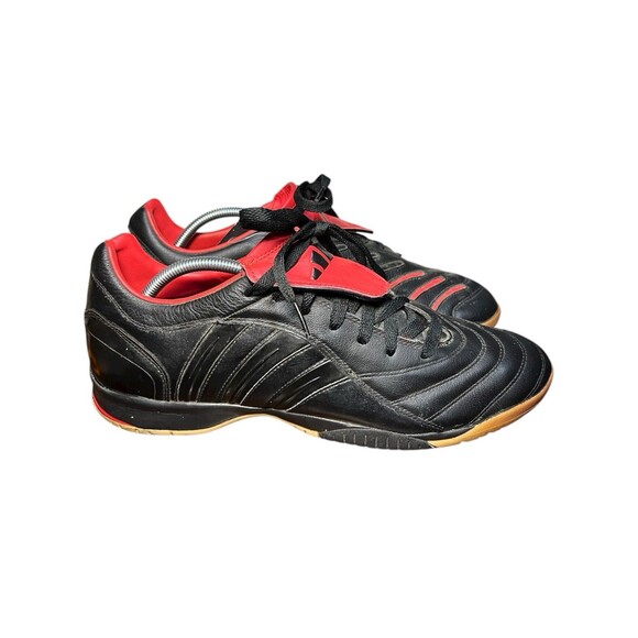Adidas Predator Pulsado II Black/Red Indoor Soccer Men’s Shoes Size 11.5, 133948 - Picture 2 of 12